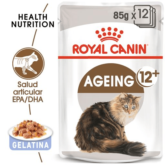 ROYAL CANIN 85 GRS. GATO POUCH AGEING 12+
