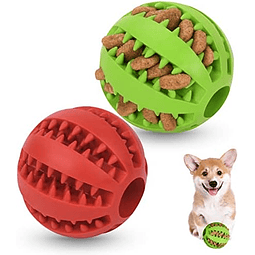 CAMON JUGUETE PERRO PELOTA GOMA CON DIENTES 5 CM