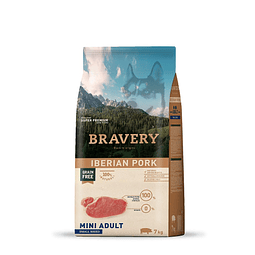 BRAVERY 7 KG. MINI ADULTO PORK