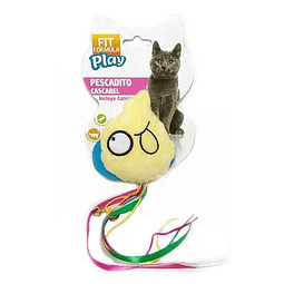 FIT JUGUETE PESCADITO PLUMA CATNIP