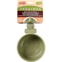 LW COMEDERO LOCK Y CROCK 591 ML VERDE