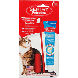 SENTRY PETRODEX VS DENTAL CARE KIT CAT MALT TOOTHPASTE