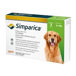 SIMPARICA 80 MG 20.1-40 KG X 3 COMP
