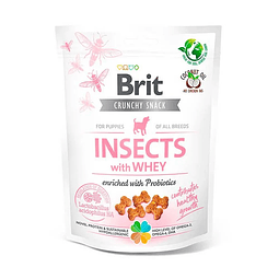 BRIT CRUNCHY SNACK INSECTS WITH WHEY 200 GR
