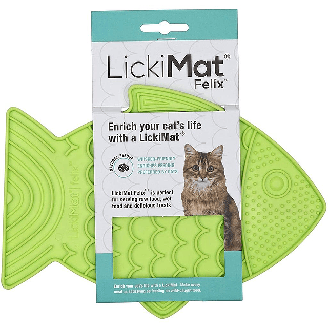 LICKIMAT CASPER GREEN FOR CAT