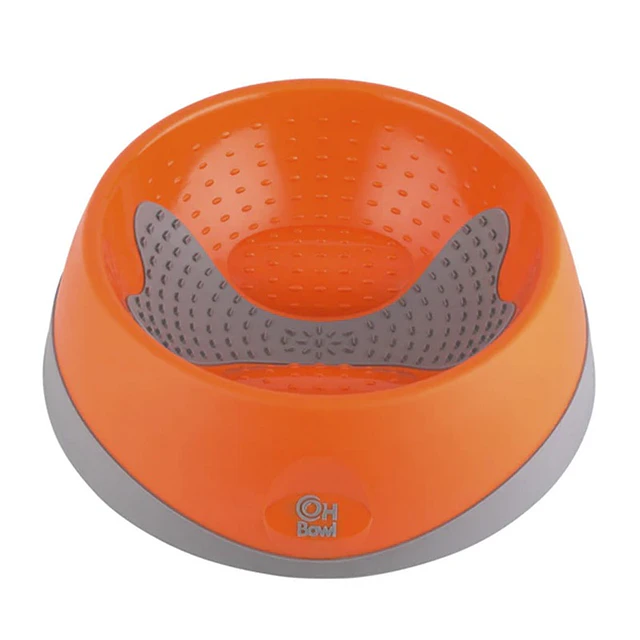 LICKIMAT OH BOWL MEDIUM ORANGE