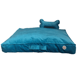 IKILIFE CAMA RECTANGULAR - TURQUESA PEQUEÑA