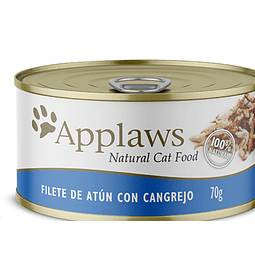 APPLAWS 70 GRS GATO FILETE DE ATUN CANGREJO CON CALDITO