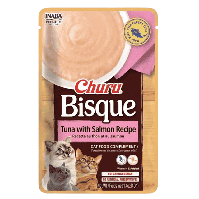 CHURU BISQUE CAT ATUN/SALMON 