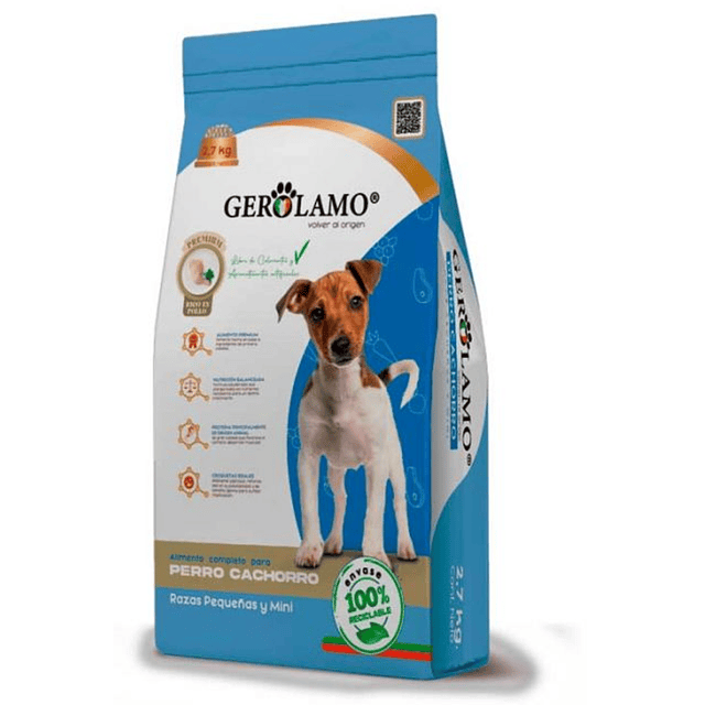 GEROLAMO 8 KG. PERRO CACHORRO R. PEQ