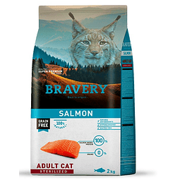 BRAVERY 7 KG. ADULT STERILIZED SALMON