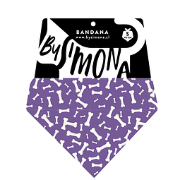 BY SIMONA BANDANA CLASICA WHITE BONES S
