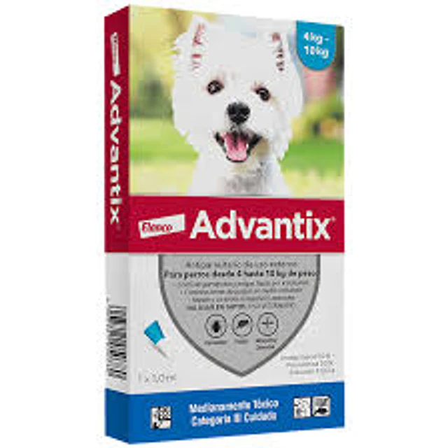 ADVANTIX PIPETA 4 - 10 KG
