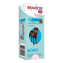 BRAVECTO PERRO 20 - 40 KG X 1 MES