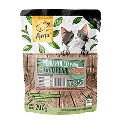 AMA PET 200 GRS. POUCH GATO RENAL