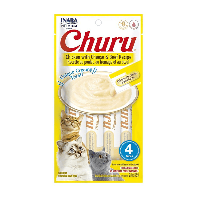 CHURU CAT POLLO/VACUNO/QUESO