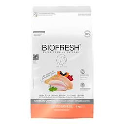 BIOFRESH 3 KG. ADULTO CASTRADO R. PEQ