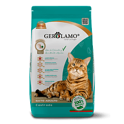 GEROLAMO 8 KG GATO ADULTO CASTRADO
