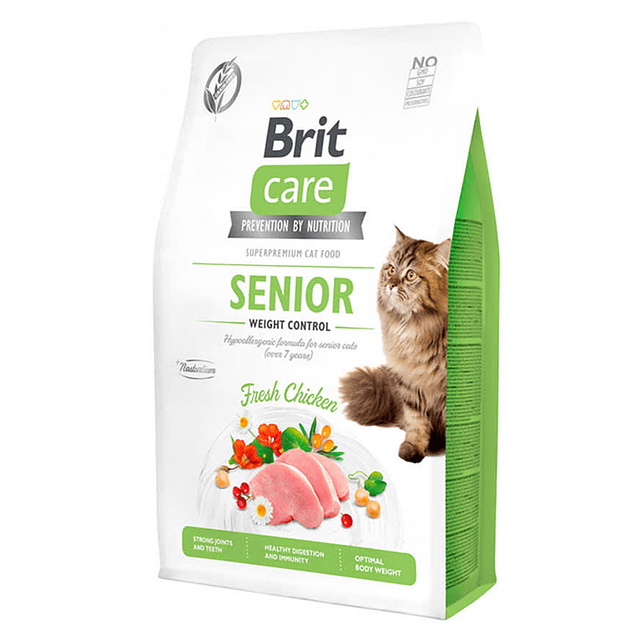 BRIT CARE 7 KG. CAT SENIOR & WEIGHT CONTROL