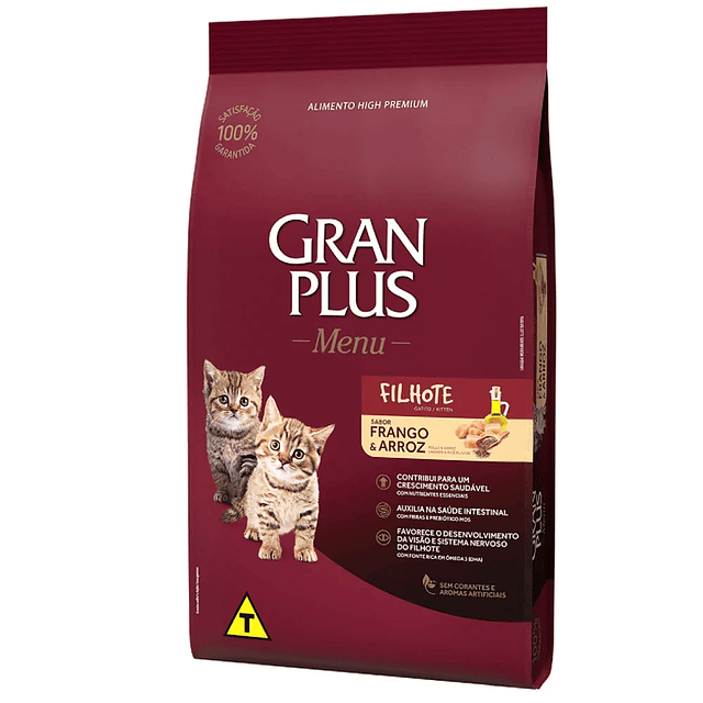 GRANPLUS GATITO SABOR POLLO & ARROZ 3KG