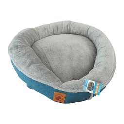 MP CAMA CIRCULAR PERRO AZUL M