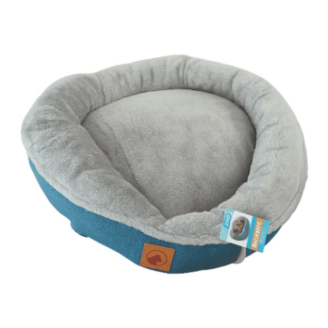 MP CAMA CIRCULAR PERRO AZUL M