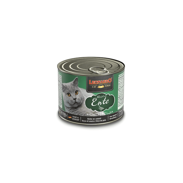 LEONARDO 200 GRS. LATA PATO