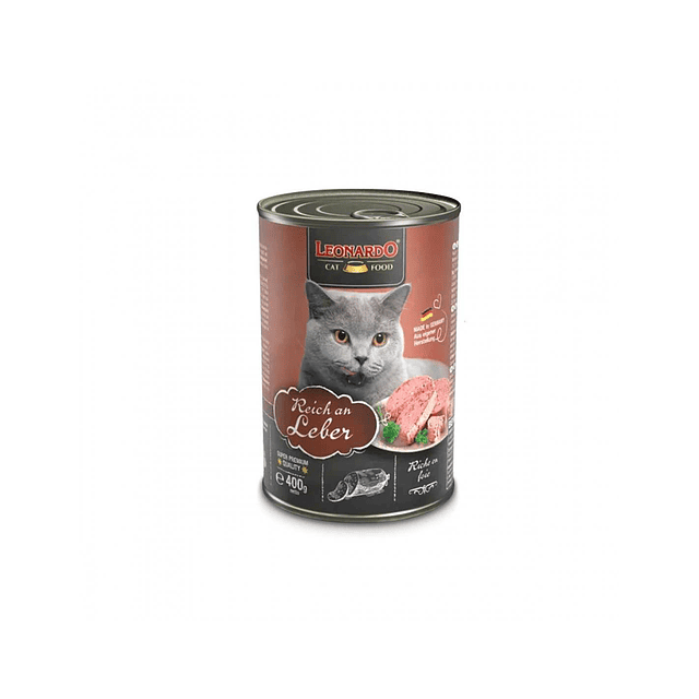 LEONARDO 400 GRS. LATA HIGADO