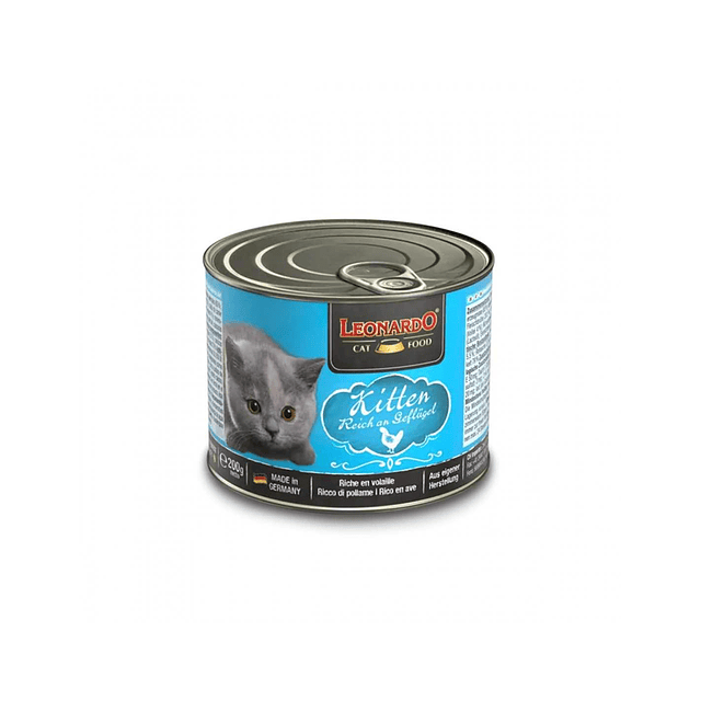 LEONARDO 200 GRS. LATA KITTEN