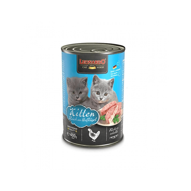 LEONARDO 400 GRS. LATA KITTEN