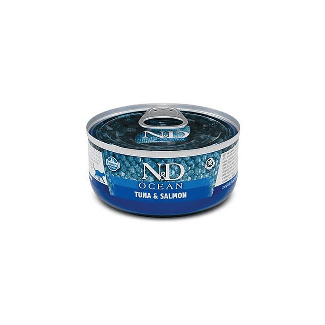 N&D OCEAN 70 GRS GATO ADULTO ATUN Y SALMON