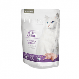 PIPER CAT 100 GRS. POUCH CONEJO