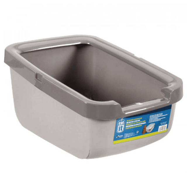 CAT IT BAÑO GRANDE BORDE GRUESO-GRIS CLARO