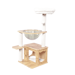 MP RASCADOR CON CAPSULA Y CASA MADERA