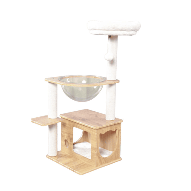 MP RASCADOR CON CAPSULA Y CASA MADERA