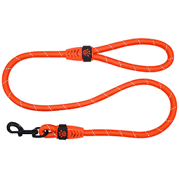 DOCO CORREA PERRO REFLECTANTE LARGE NARANJO
