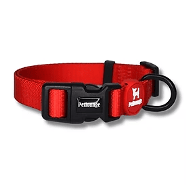 PETLOUNGE COLLAR EASY GLAM ROJO L/XL