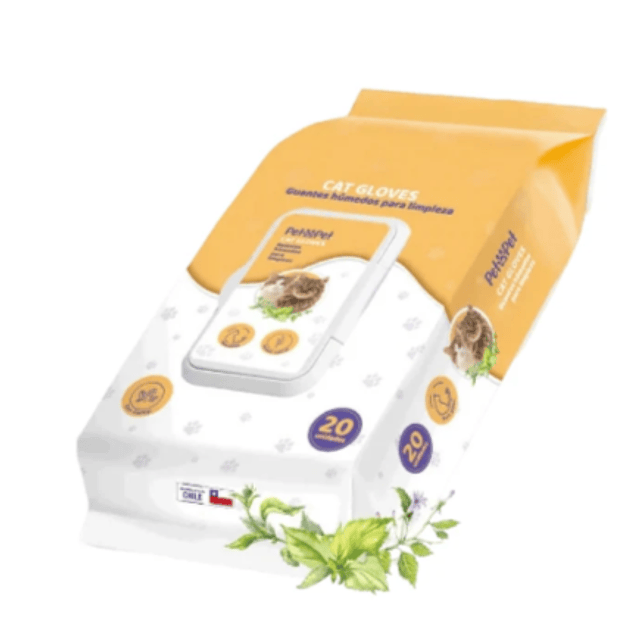 PETMYPET GUANTE LIMPIA CUERPO 20 UND