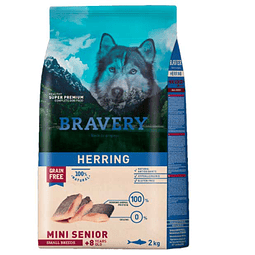 BRAVERY 2 KG HERRING SENIOR SMALL BREEDS