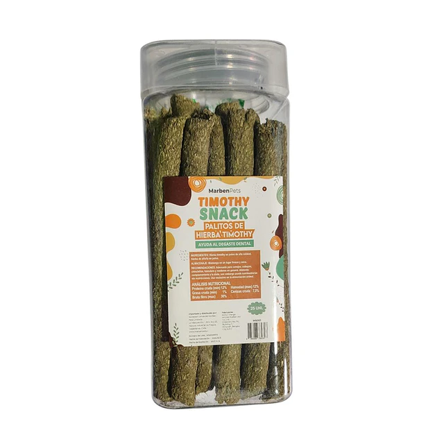 MP PALITOS DE HIERBA TIMOTHY PACK 25 UN