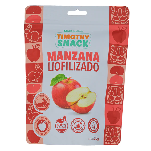 MP SNACK LIOFILIZADO MANZANA 30 GRS