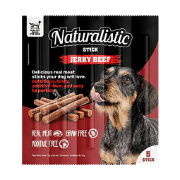 NATURALISTIC STICK JERKY BEEF 5 UN - 75 GR