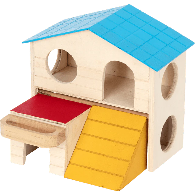 PAWISE CASA DE JUEGO MADERA HAMSTER