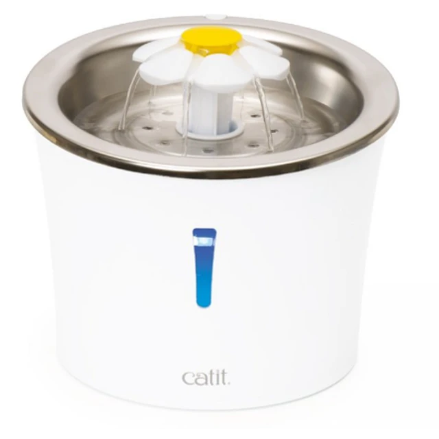 CATIT 2.0 FUENTE BEBEDERA ACERO INOX FLOR 3L