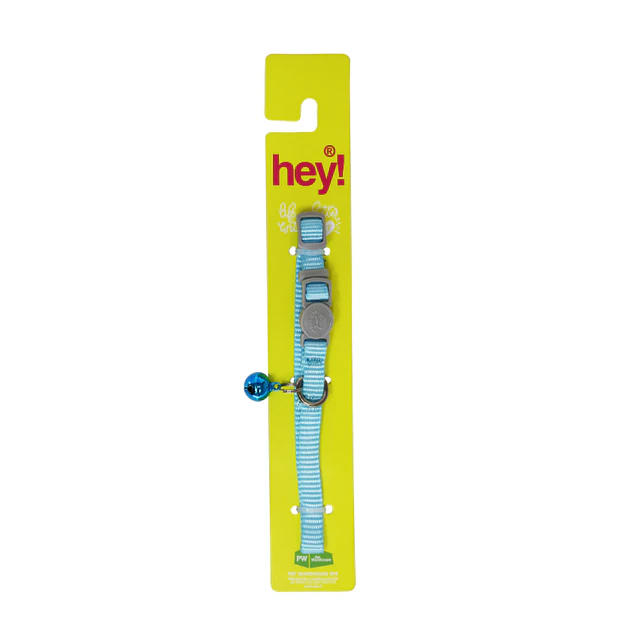 HEY! COLLAR ELEGANTE CELESTE PARA GATOS