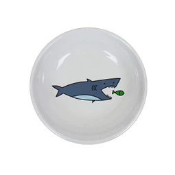 HEY! PLATO GATO DISENO TIBURON