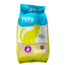 STAYHAPPY ARENA SANITARIA TOFFU 2,5 KG NATURAL