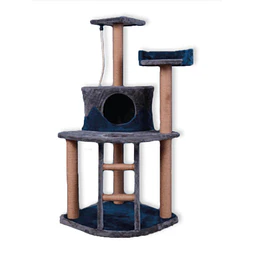 MP RASCADOR GATOS FELPA SUAVE AZUL MARINO