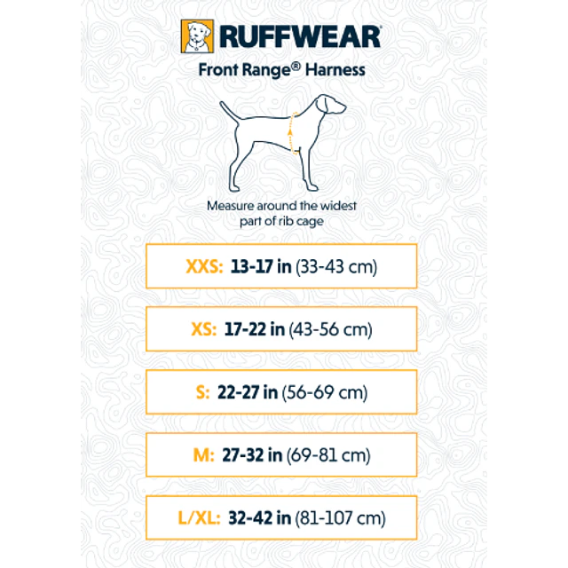 RUFFWEAR FRONT RANGE - HARNESS - XS - BLUE POOL