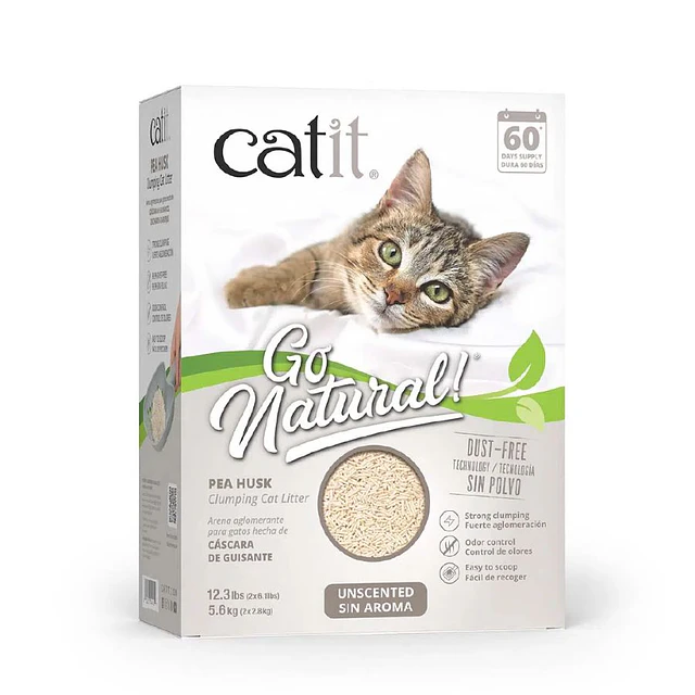 CATIT GO NATURAL ARENA BIODEGRABLE SIN AROMA